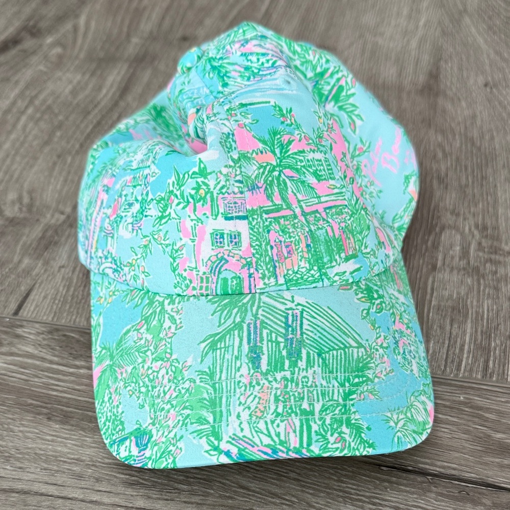Lilly Pulitzer Pastel Tropical Print Hat